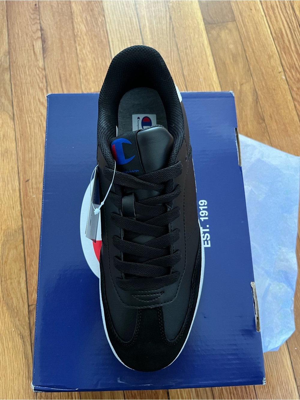 Champion Court Club Sneaker Black & White NWT